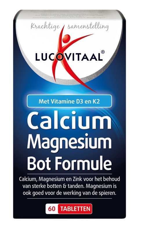 Lucovitaal Calcium magnesium Bot formule 60tabl  NUT 472/259